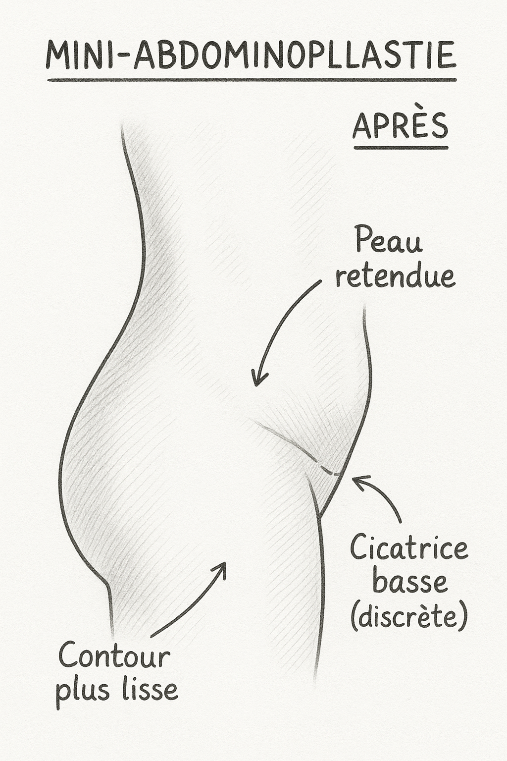 Después de la mini-abdominoplastia