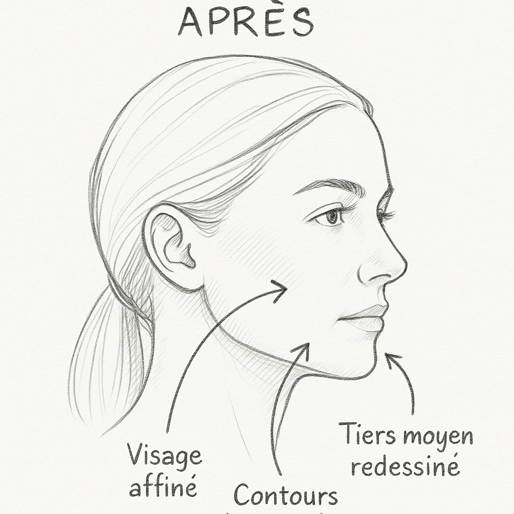 Après bichectomie