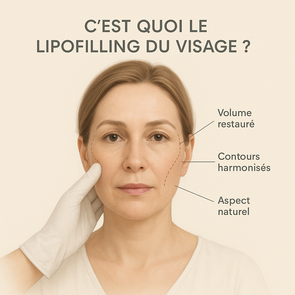Intervention de lipofilling du visage à la clinique du Dr Faten Ben Rhouma